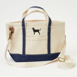 Blackdog Cross Body Boat Tote with zipper + strap